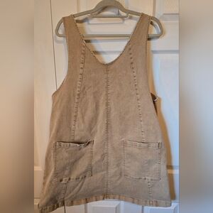 Anniewear Denim Size XL Khaki Denim Dress